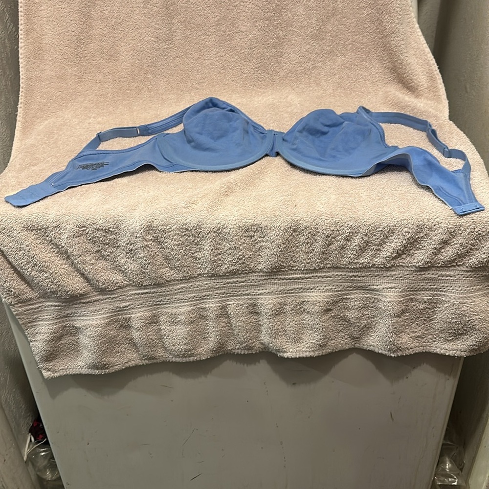 Blue Underwire Bra